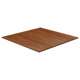 Blat de masă pătrat maro &icirc;nchis 90x90x1,5 cm lemn stejar tratat