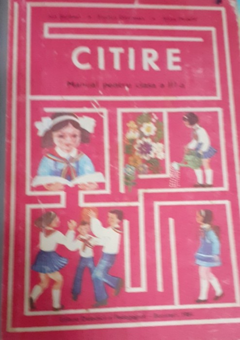 CITIRE MANUAL PENTRU CLASA A III A 1978 /79