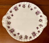 PLATOU DIN PORTELAN ENGLEZESC- MARCAJ ROYAL ALBERT- BONE CHINA- SWEET VIOLETS L26CM