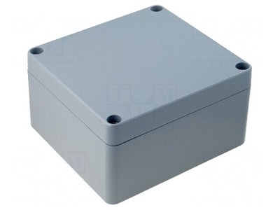 Carcasă Universală Aluminiu Gri 162x163x91mm foto