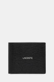Lacoste portofel de piele GIFTBOX culoarea negru, NH5054OI