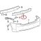 Absorbant bara, tampon Toyota Prius (Xw30), 05.2009-01.2016, Spate, Aftermarket