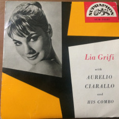 lia grifi single disc 7" vinyl muzica latin pop italiana usoara rumba supraphon