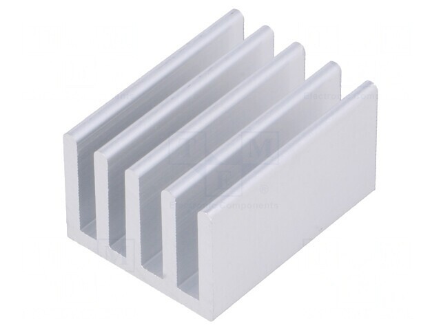 Radiator Extrudat cu Aripioare 25mm x 19mm x 10mm