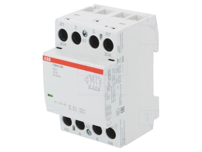 Contactor modular 4P 40A 230V