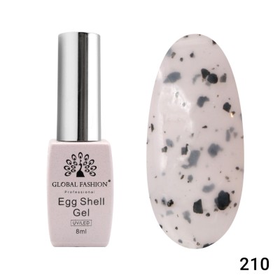 Oja semipermanenta Egg Shell 8ml, 210 foto