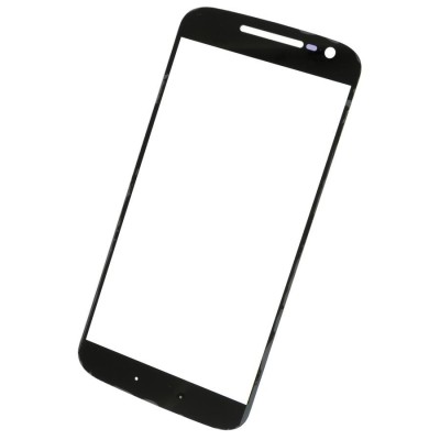 Geam Sticla Motorola Moto G4, Negru foto