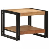 vidaXL Masuta de cafea 50x50x38 cm din lemn masiv de salcam