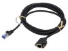 Prelungitor RJ45 Cat 6a Negru 5m, Goobay