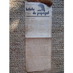Tudor Arghezi - Bilete de Papagal Nr 256/2 DECEMBRIE 1928