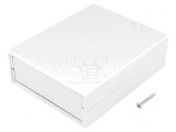 Carcasă ABS gri cu panou 91x111x35 mm, MASZCZYK