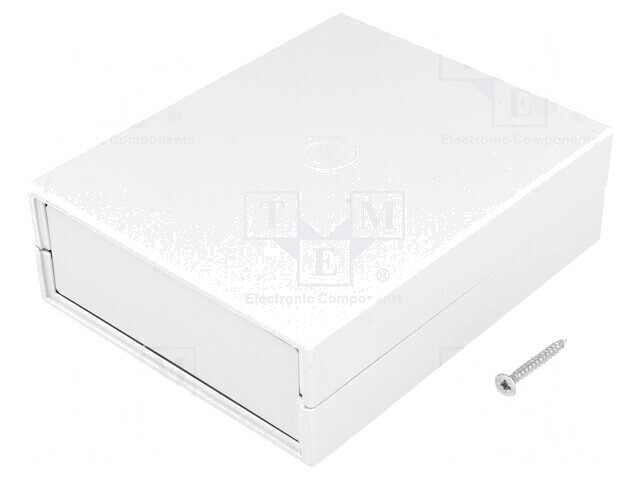Carcasă ABS gri cu panou 91x111x35 mm