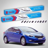 Cumpara ieftin Ștergătoare Kia Cerato III YD Sedan 2012-2018 | Set Față Flat Premium &ndash; TeamCar&reg;