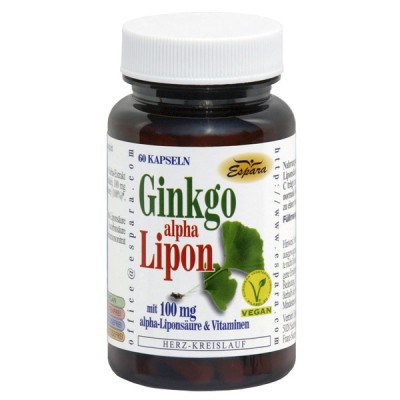 Ginkgo Alpha Lipon 60 capsule Espara foto