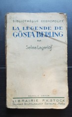 La Legende de Gosta Berling - Selma Lagerlof (1924) - limba franceză