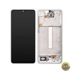 Display cu Touchscreen Samsung Galaxy A33 5G A336 cu Rama Alb Service Pack GH82-28143B