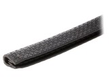 FATH Capac Protectie Margini PVC 10m Negru Latime 9mm Inaltime 11.5mm