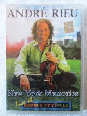 Andre Rieu - NEW YORK MEMORIES - DVD original, cu holograma, nou in tipla foto