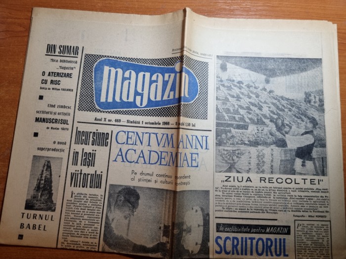 magazin 1 octombrie 1966-ceausescu vizita in galati,art. orasul iasi
