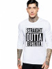 Bluza barbati alba - Straight Outta Bistrita - 2XL, THEICONIC