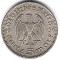 SV * Germania 5 MARCI / FUNF REICHS MARK 1936 * ARGINT * XF