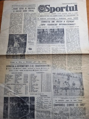 sport 2 aprilie 1984-etapa diviziei A fotbal foto