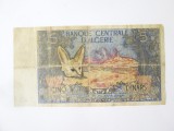 Rara! Algeria 5 Dinars 1970,bancnota din imagini(uzata) la cel mai mic pret