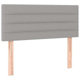 Cumpara ieftin Tablie de pat, gri deschis, 100x5x78/88 cm, textil