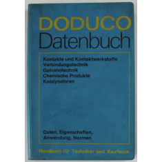 DODUCO DATENBUCH , HANDBUCH FUR TECHNIKER UND KAUFLEUTE , 1974, PREZINTA SUBLINIERI SI URME DE UZURA