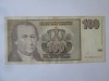 Bancnota Iugoslavia 100 Novih Dinara 1996 - Rara