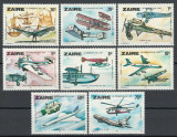 Zaire Zair 1978 Mi 580/87 MNH - Aviatie, avioane, Nestampilat