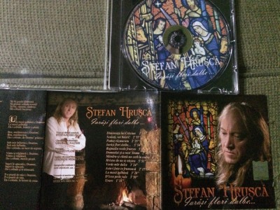 stefan hrusca iarasi flori dalbe cd disc muzica folk sarbatori cat music 2005 NM foto