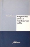 Raspunderea Penala a Functionarului Public - Olivian Mastacan, Hamangiu, Drept Penal, Carte