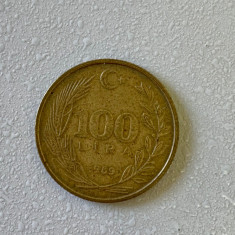Moneda 100 LIRE - 100 lira - 1989 - Turcia - KM 988 (82)