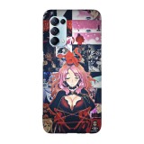Husa compatibila cu Oppo A52, Viceversa, model Vannesa Black Clover, Silicon, TPU, Transparent, Carcasa