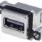 Conector USB A, in&amp;#351;urubare, pt. montare pe panou, AMPHENOL - MUSBR-A511-M0