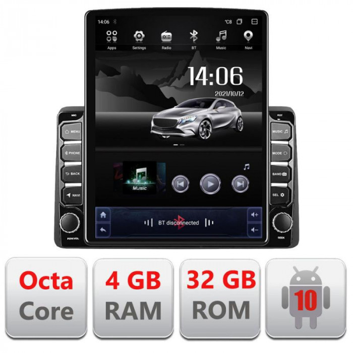 Navigatie dedicata DODGE RAM 2019- Tip Tesla Android radio gps internet 8core 4G 4+32 kit-RAM2019+EDT-E709 CarStore Technology