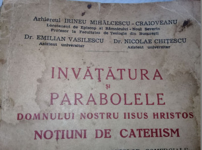 Invataturi Parabolele Domnului Nostru ISUS HRISTOS,Locotenent de episcop IRINEU foto