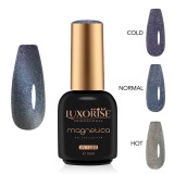 Cumpara ieftin Oja Semipermanenta LUXORISE MAGNETICA - ThermoCharm, Amethyst Aura 10ml