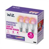 Cumpara ieftin 3 Becuri LED RGB inteligente WiZ Connected Colors A60, Wi-Fi,, E27
