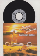 Modern Talking - Geronimo&amp;#039;s Cadillac (1986, Hansa) Disc vinil single 7&amp;quot; foto