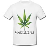 Tricou &quot; Marijuana glossy &quot;