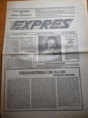 ziarul expres 27 iunie 1990 foto
