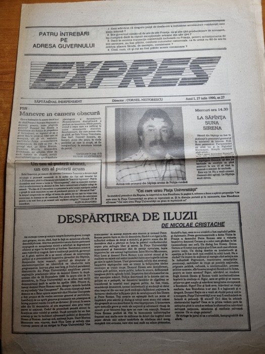 ziarul expres 27 iunie 1990