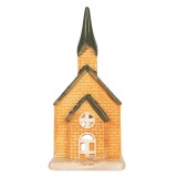 Cumpara ieftin Candela Casuta Craciun ceramica multicolora 9x8x21 cm
