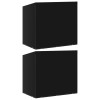 vidaXL Huse Balansoar 2 buc, 255x145x170cm, PE Negru, Impermeabile, cu Fermoar si Ocheti