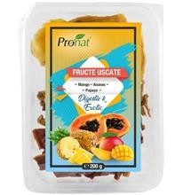 Mix de Fructe Uscate Digestiv si Exotic 200gr Pronat Cod: PRN7511 foto