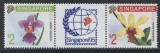 Singapore 1991 - Orhidee, flori, expo filatelic, serie neuzata