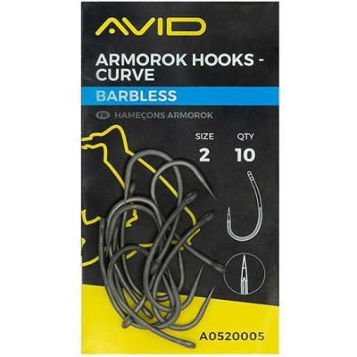 Carlige AVID Armorok Hooks Curve Barbless, Nr.8, 10buc/pac foto