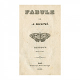 Alexandru Donici, Fabule, Editia a II-a, 1842, Iasi, Legatura de epoca, Carte Veche